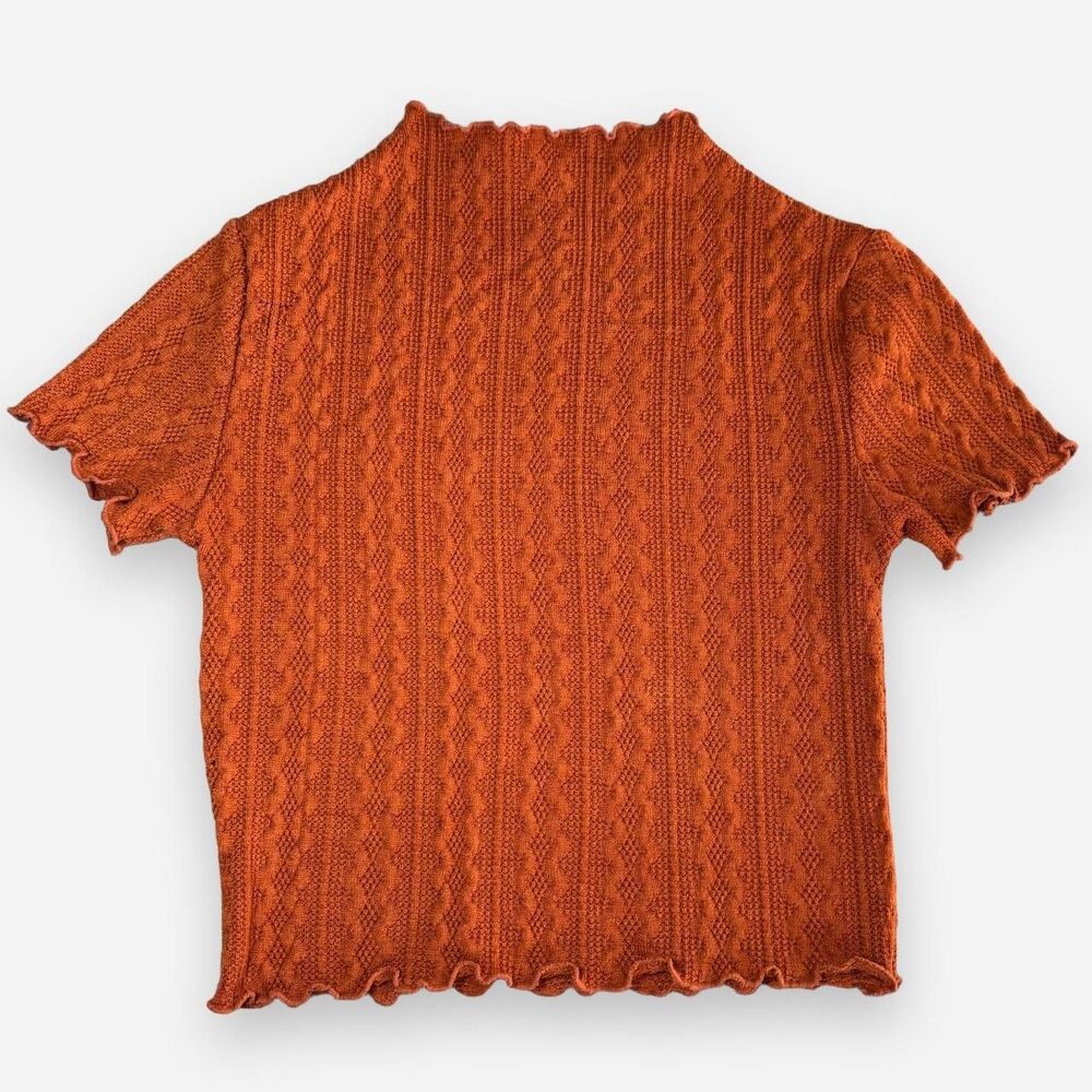 Forever-21 Women's Orange Blouse
